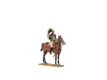 null Métayer. The Grand État-major. Marshal Davout saluting with his hat (1 fig.)....