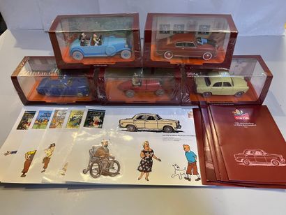 null 5 new vehicles in sealed boxes / 3. Tintin in America, The Sunflower Affair,...