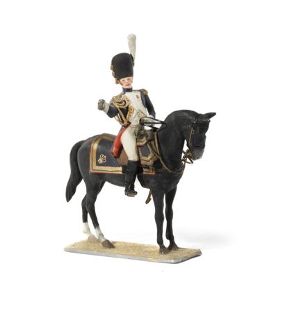 null Métayer. Colonel des Grenadiers à cheval de la Garde. (1 fig.). (Oxydations...