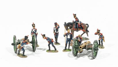 null King & Country. First Empire. France. Artillery. Gribeauval and Howitzer with...