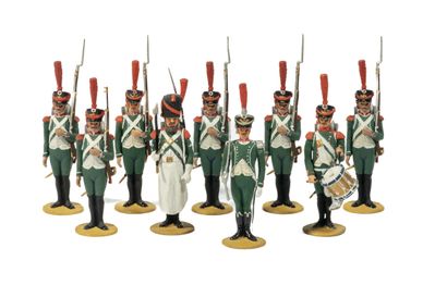 null Métayer. Le Régiment de la Tour d’Auvergne. Grenadiers : 1 officier, 1 tambour,...