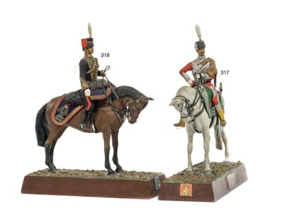 null British Army. Royal Horse Artillery" rider riding a bay horse of dress.180 mm...