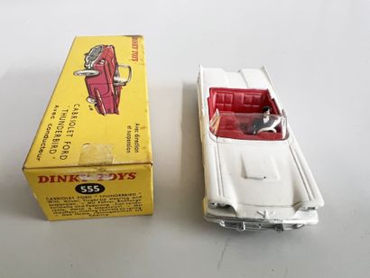 null Dinky Toys. FORD THUNDERBIRD Convertible white / 2. Ref. 555. New (small chips)...