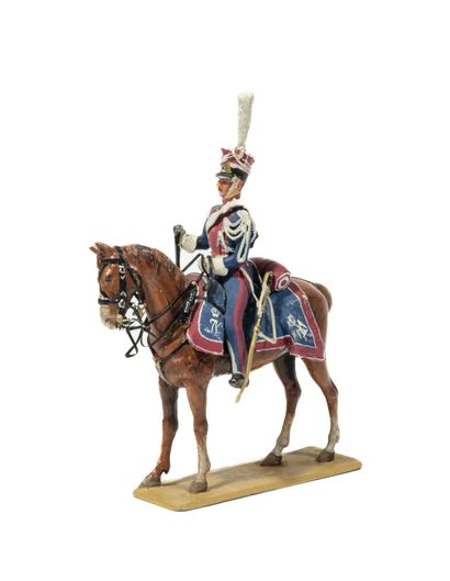 null Metayer. The 1st light horsemen. Polish lancers. 1 soldier with lance (damaged)....