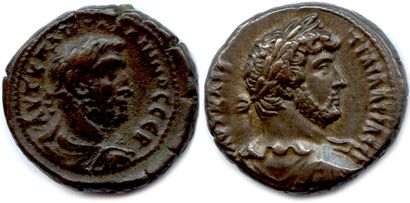 Deux monnaies coloniales romaines 

Sabine...