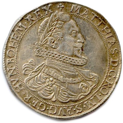 null AUTRICHE- HABSBOURG - MATTHIAS 1608-1619

Thaler d'argent 1614 Kremnitz. (28,65...