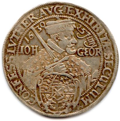 ALLEMAGNE - SAXE - JOHANN GEORG 1615-1656

Demi-thaler...