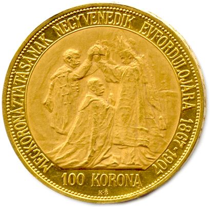 null AUTRICHE - HONGRIE - FRANÇOIS JOSEPH 1848-1906

100 korona d'or 1907 Kremnitz....
