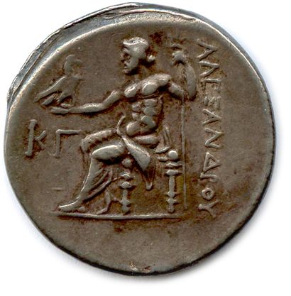 null KINGDOM OF MACEDONIA - ALEXANDER III THE GREAT 336-323

Head of Herakles. R/....
