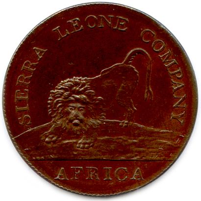 null SIERRA LEONE British colony 1787-1971

Bronze penny 1791. Soho (Birmingham)....