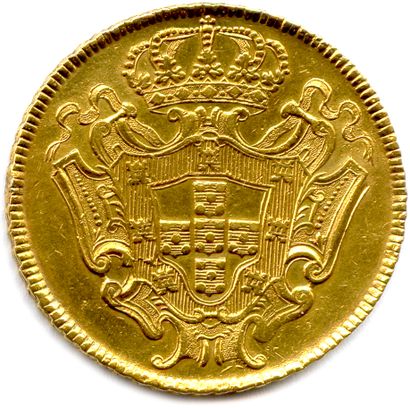 null BRÉSIL - JEAN V le Magnanime 1706-1750

12800 Reis d'or 1731 Minas Gerais. (28,53...