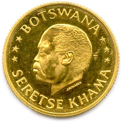 BOTSWANA 1966-

10 Thebe or 1966. Seretse...