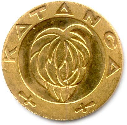KATANGA 1961-

5 Francs or 1961. Banque Nationale....