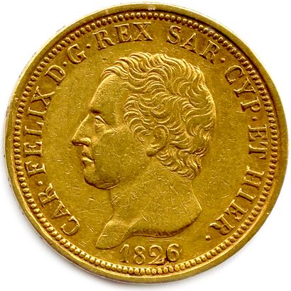 ITALIE - CHARLES FÉLIX 1821-1831

80 Lire...