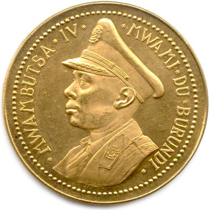 BURUNDI 1962-

100 Francs or 1962. Mwambutsa...