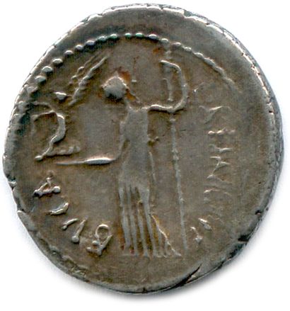 null JULES CAESAR 44 B.C.

CAESAR-IMP-M. Laureate head of Julius Caesar on the right....