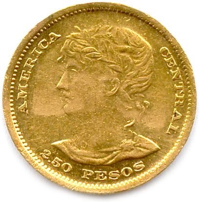 RÉPUBLIQUE DEL SALVADOR 

2 ½ Pesos d'or...