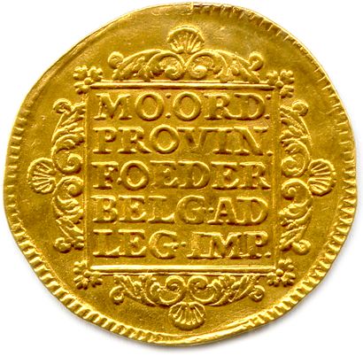 null PAYS-BAS - PROVINCE UNIES - HOLLANDE 1575-1795

Double-ducat d'or au chevalier...