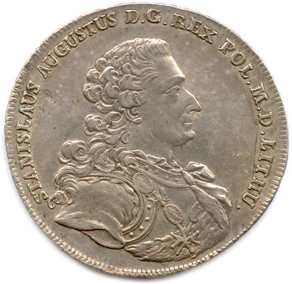 null 361 POLOGNE - STANISLAS AUGUSTE PONIATOWSKI 1764-1795

Thaler d'argent 1766...