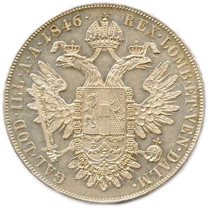 null AUSTRIA - FERDINAND I 1835-1848

Silver thaler 1846 Vienna. (28.10 g) ♦ Dav...