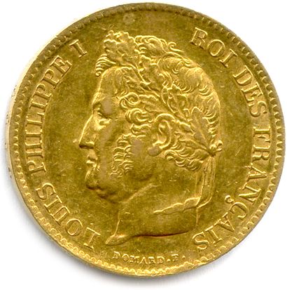 null LOUIS-PHILIPPE Ier 1830-1848

40 Francs or (tête laurée) 1831 Paris. (12,86...