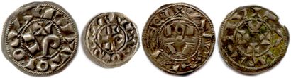 null LANGUEDOC XIIth-XIIIth centuries

Four silver coins: 

Denier and Obole de Toulouse...