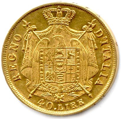 null NAPOLÉON Ier Roi d’Italie 1805-1814

40 Lire or 1814 Milan. (12,88 g) 

♦ Fr...