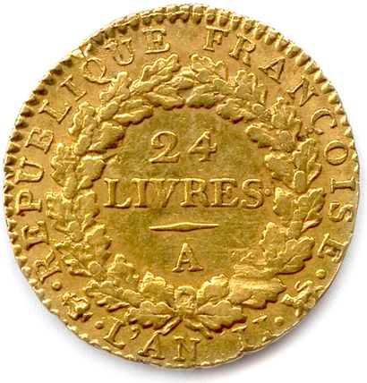 null CONVENTION 21 septembre 1792 - 26 octobre 1795

Louis d'or de 24 livres “au...