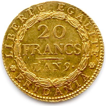null GAULE SUBALPINE Marengo 1800-1802

20 Francs or an 9 (1800-1801) Turin. (15831...