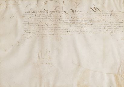 Henri IV. Roi de France (1553-1610). Lettre...