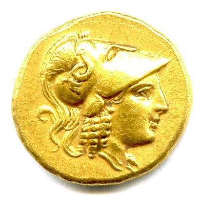 null ROYAUME DE MACÉDOINE - PHILIPPE III ARRHIDÉE 323-317. Statère d'or frappé à...