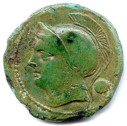 ANONYMES 217-215. Uncia (once de bronze)...