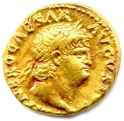 NÉRON 54-68 Aureus frappé en 65-68 à Rome....