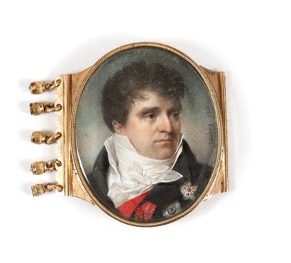 Jean-Baptiste ISABEY (Nancy 1767 - Paris 1855) Portrait de Michel Louis Etienne REGNAUD...