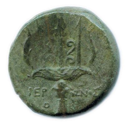 null SICILE - SYRACUSE Règne de Hiéron II 275-215 Tête de Poséidon à gauche. R/....