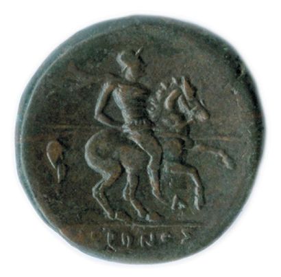 null SICILE - SYRACUSE Règne de Hiéron II 275-215 Tête imberbe et diadémée de Hiéron...