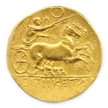 null SICILE - SYRACUSE Tyrannie d'Hicetas 287-279 Tête de Perséphone à droite, couronnée...