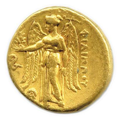 null ROYAUME DE MACÉDOINE - PHILIPPE III ARIDÉE 323-316 Tête d'Athéna à droite, coiffée...