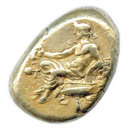 null MYSIE - CYZIQUE 550-500 Dionysos couronné de lierre, drapé dans la chlamyde,...