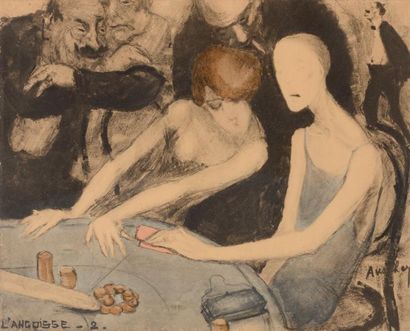 null Jean AUSCHER (1898-1950)

« Le Baccara »

Suite de dix lithographies signées...