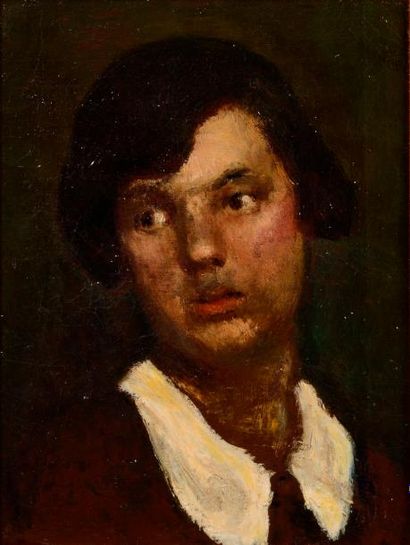 null ÉCOLE du XIXème siècle.

Portrait d’homme.

Huile sur toile.

39,5 x 30 cm....