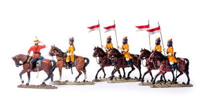 null King & Country - Colonies Britanniques / 2. 3 cavaliers du Skinner Horse régiment...