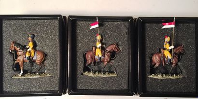 null King & Country - Colonies Britanniques / 2. 3 cavaliers du Skinner Horse régiment...