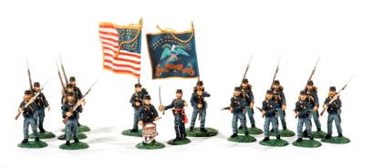 null « Frontline Figures » - Guerre civile Américaine 1861-65 - Armée de l’union...
