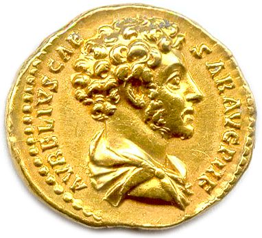 null MARC AURÈLE Marcus Aelius Aurelius Verus 7 mars 161 - 17 mars 180

Son buste...