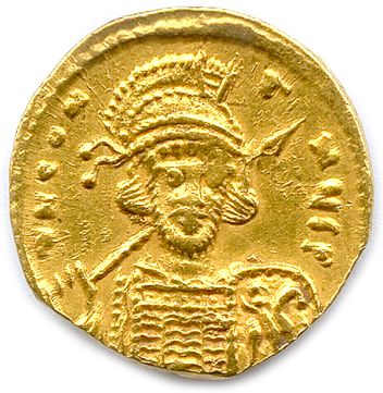 null CONSTANTIN IV Pogonate 15 juillet 668 - 10 juillet 685

Son buste armé, casqué...