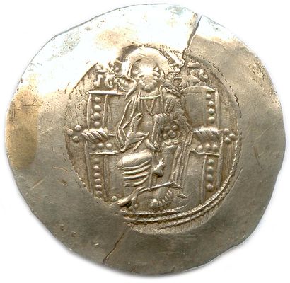 null MANUEL Ier Comnène 1143-1180

Le Christ bénissant assis sur un trône. 

R/....