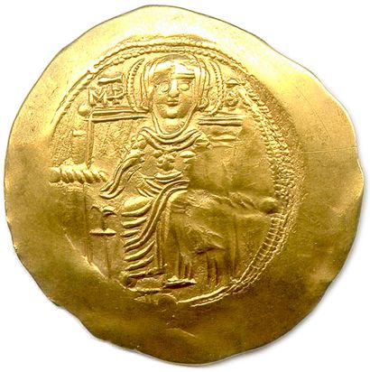 null ISAAC II Angelus 12 septembre 1185 - 8 avril 1195

La Vierge assise sur un trône....