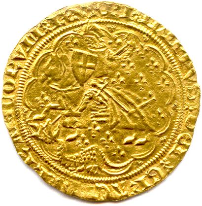 null PHILIPPE VI de Valois 1328-1350

Saint Georges à cheval, heaumé, cuirassé portant...