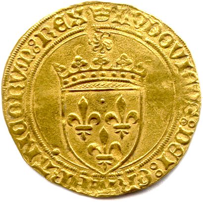 null LOUIS XI le Prudent 1461-1483

Écu de France couronné surmonté d’un soleil....